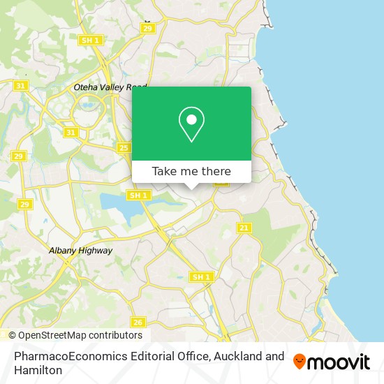 PharmacoEconomics Editorial Office map