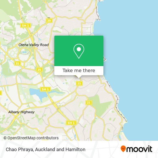 Chao Phraya map