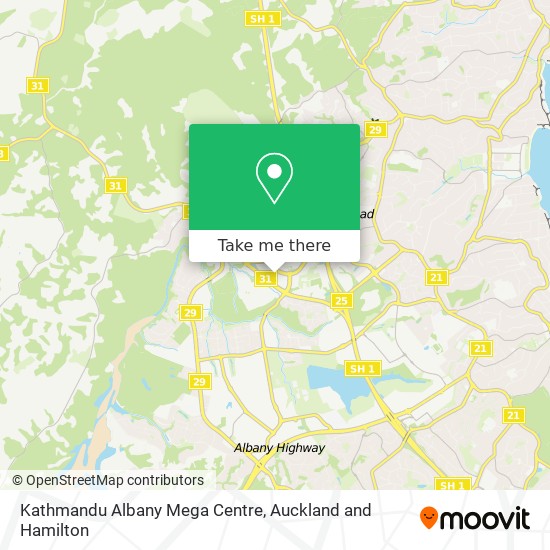 Kathmandu Albany Mega Centre map