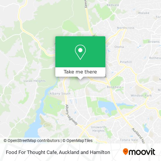 Food For Thought Cafe map