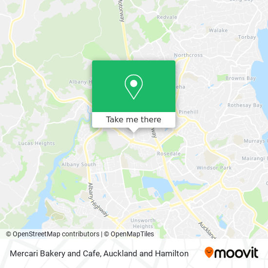 Mercari Bakery and Cafe map