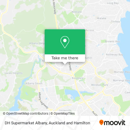 DH Supermarket Albany map
