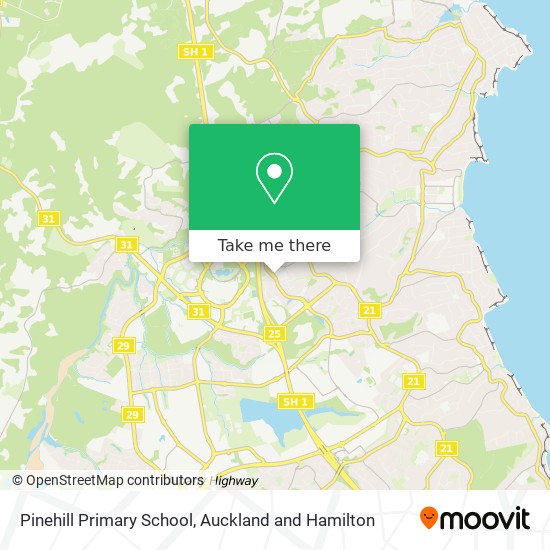 Pinehill Primary School map