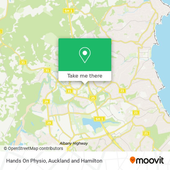 Hands On Physio map