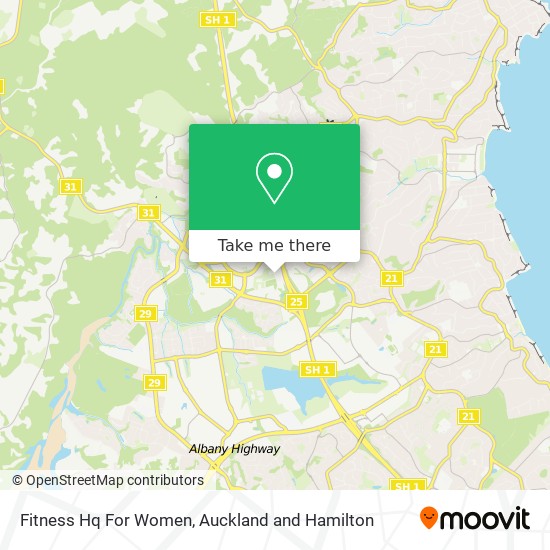 Fitness Hq For Women map