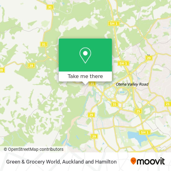 Green & Grocery World map