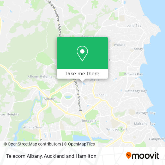 Telecom Albany map