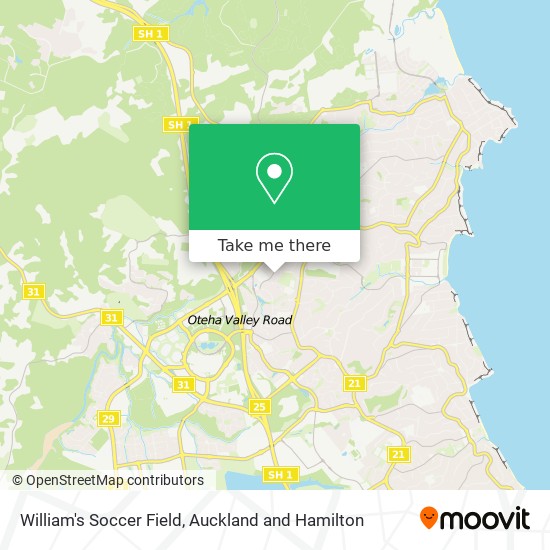 William's Soccer Field map