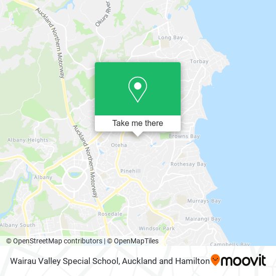 Wairau Valley Special School map