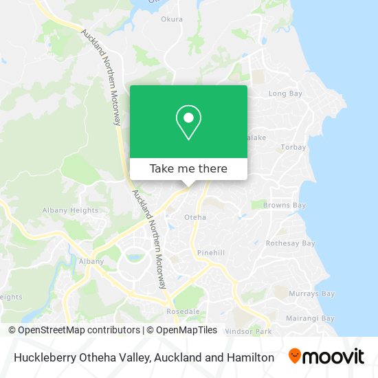 Huckleberry Otheha Valley map