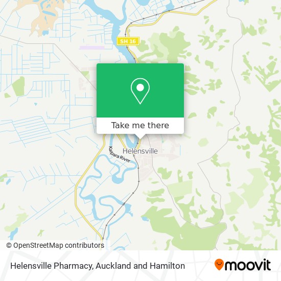 Helensville Pharmacy map