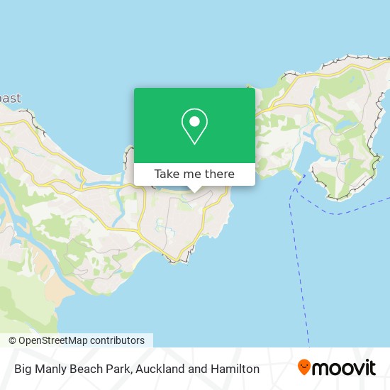 Big Manly Beach Park map