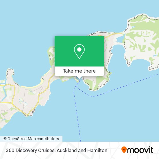 360 Discovery Cruises map