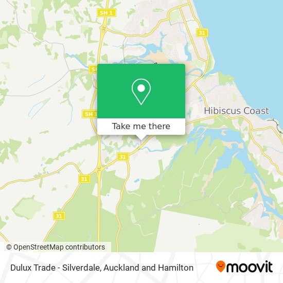 Dulux Trade - Silverdale map