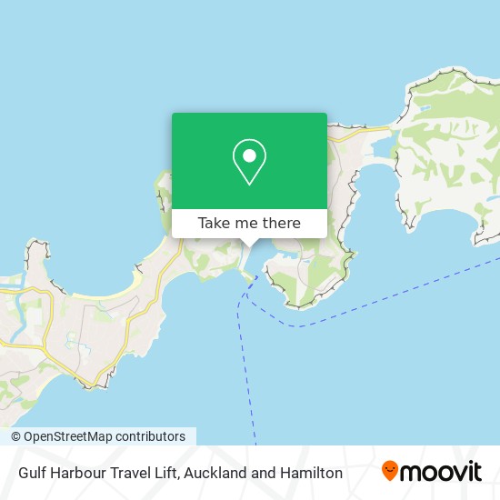 Gulf Harbour Travel Lift map