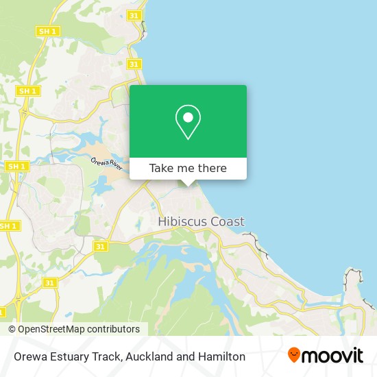 Orewa Estuary Track map