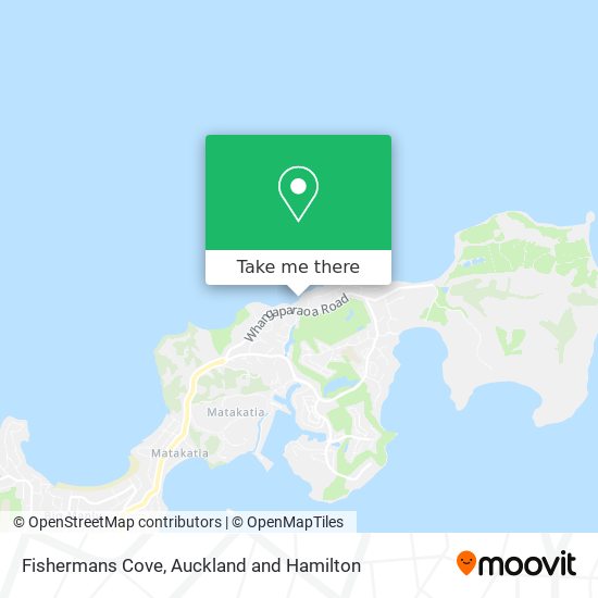 Fishermans Cove map