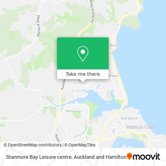 Stanmore Bay Leisure centre map