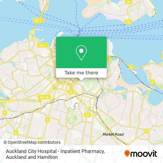 Auckland City Hospital - Inpatient Pharmacy地图