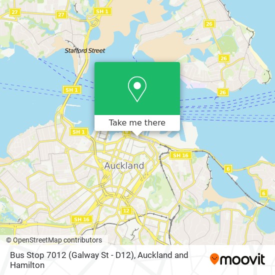 Bus Stop 7012 (Galway St - D12) map