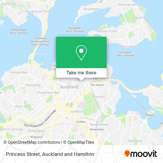 Princess Street map