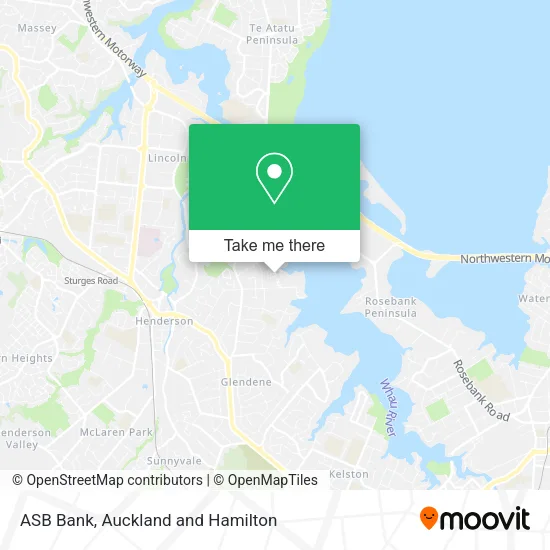 ASB Bank map
