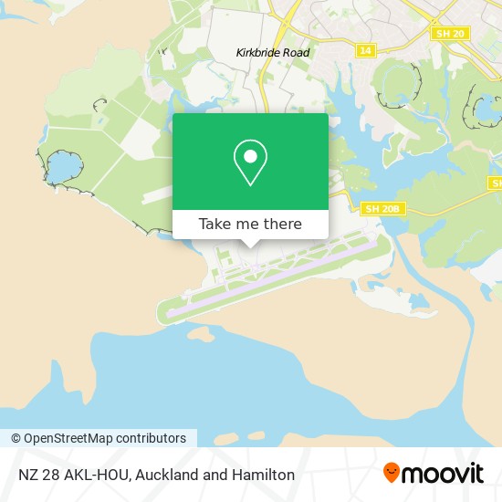 NZ 28 AKL-HOU地图