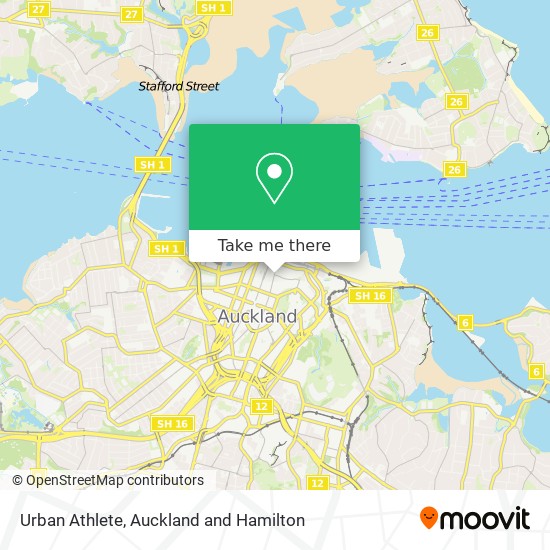 Urban Athlete map