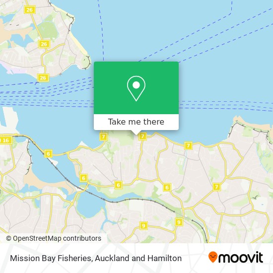 Mission Bay Fisheries地图