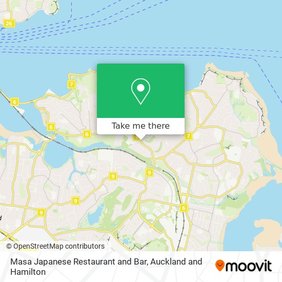 Masa Japanese Restaurant and Bar map