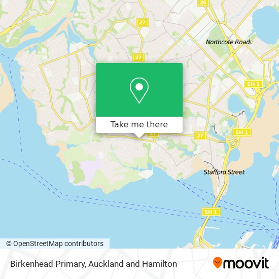 Birkenhead Primary map