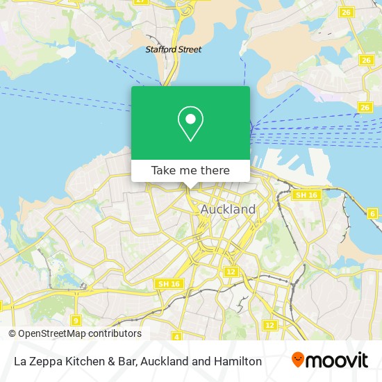 La Zeppa Kitchen & Bar map