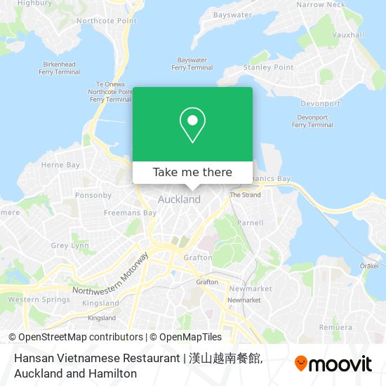 Hansan Vietnamese Restaurant | 漢山越南餐館地图