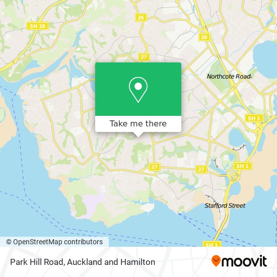 Park Hill Road地图