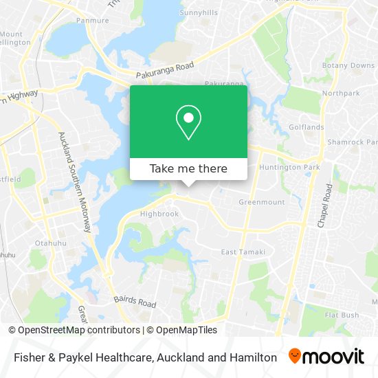 Fisher & Paykel Healthcare map