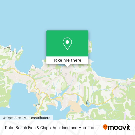 Palm Beach Fish & Chips map