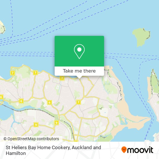 St Heliers Bay Home Cookery map