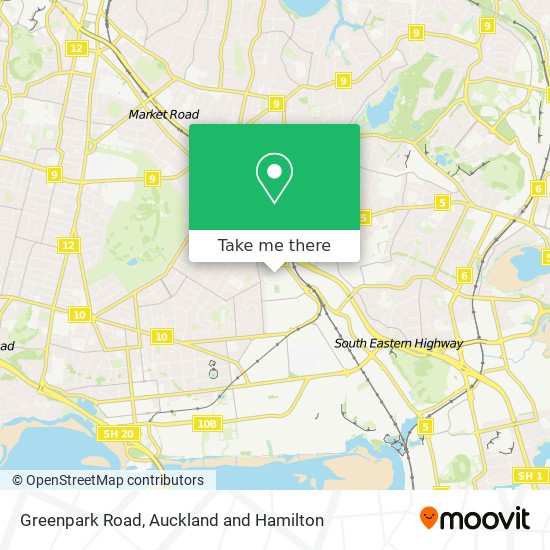 Greenpark Road地图