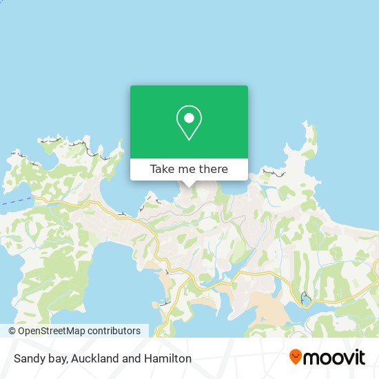 Sandy bay map
