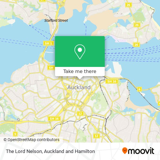 The Lord Nelson map