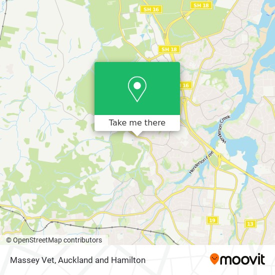 Massey Vet map