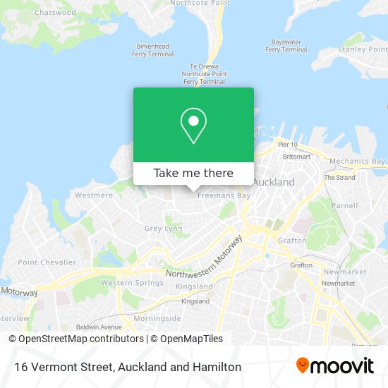16 Vermont Street map