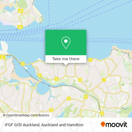 IFGF GISI Auckland map