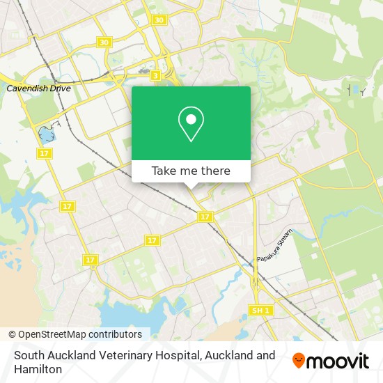 South Auckland Veterinary Hospital地图