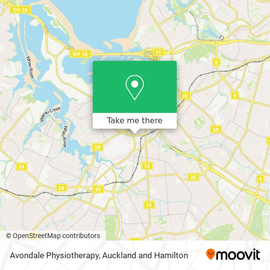 Avondale Physiotherapy map
