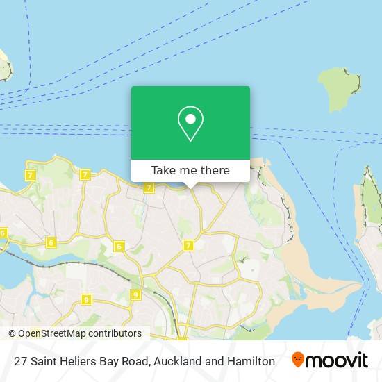 27 Saint Heliers Bay Road map