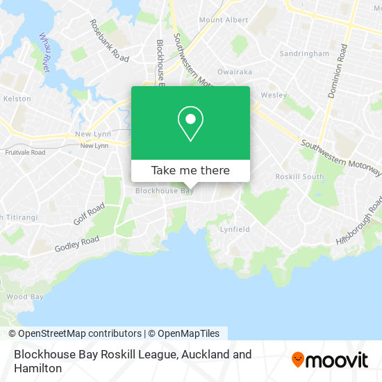 Blockhouse Bay Roskill League map
