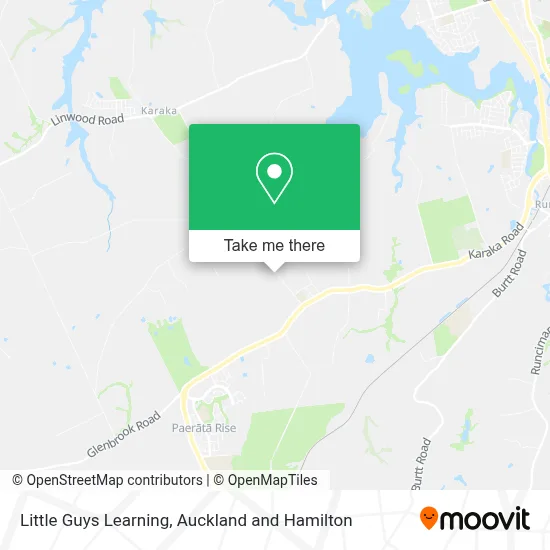 Little Guys Learning map