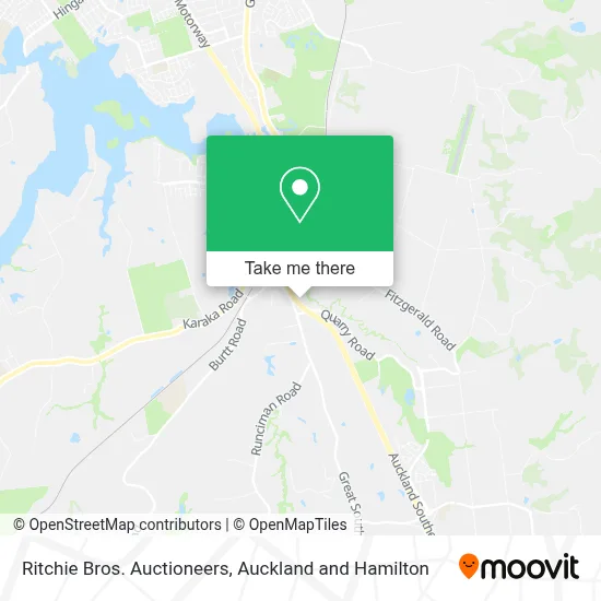 Ritchie Bros. Auctioneers map