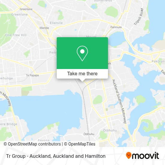 Tr Group - Auckland map